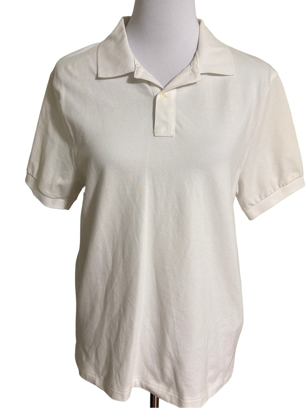 J. Crew Polo Short Sleeve Cream Top